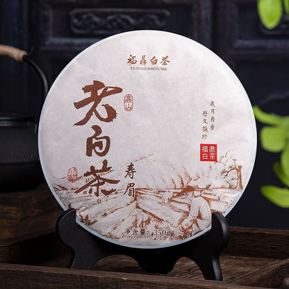 FuDing "Lao Shou Mei" White Organic Tea High Mountain FuJian Bai Cha 350g