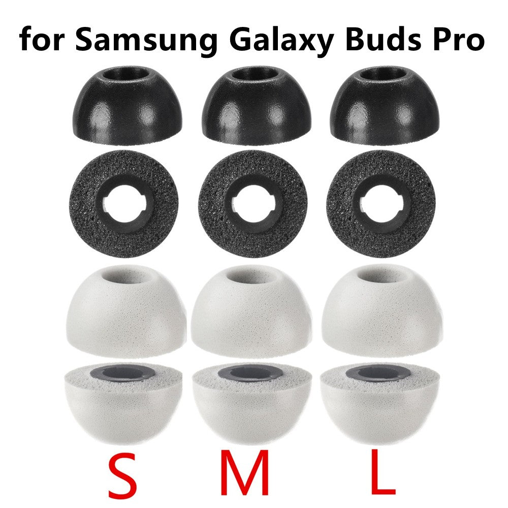 6Pcs S/M/L Soft Memory Foam Ear Tips Cover For Samsung Galaxy Buds Pro Earbuds