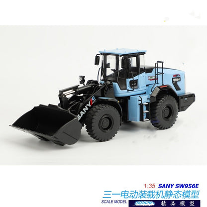 1:35 27CM SANY SW956E Electric Loader Construction Machine Diecast Model
