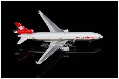 1:400 Phoenix Swissair McDonnell Douglas MD-11 Passenger Airplane Diecast Model