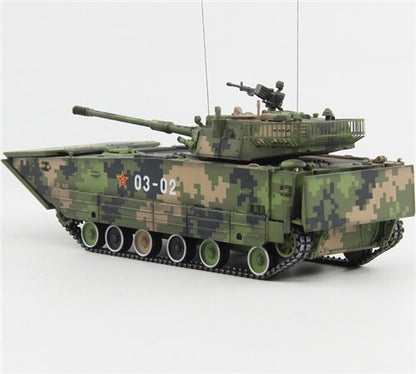 UNISTAR China ZTL-05 amphibious assault gun 03-02 1/72 Tank Pre-builded Model