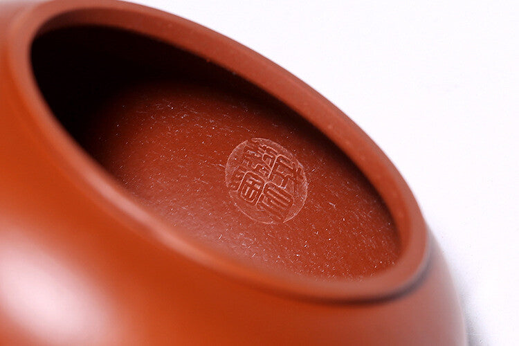 Marked Tea Pot Real Yixing Zisha Zhu Clay Pot 10 Infuser Holes Matching Tea Cup