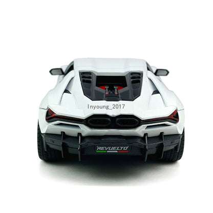 Lamborghini Revuelto 1:24 Diecast Model Car Toy Vehicle Boys Toys for Kids White