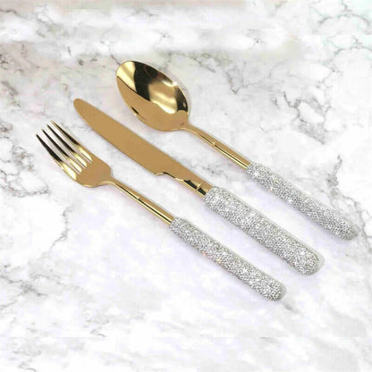 Fork Spoon Knife Silverware Tableware Home Kitchen Dinnerware Wedding