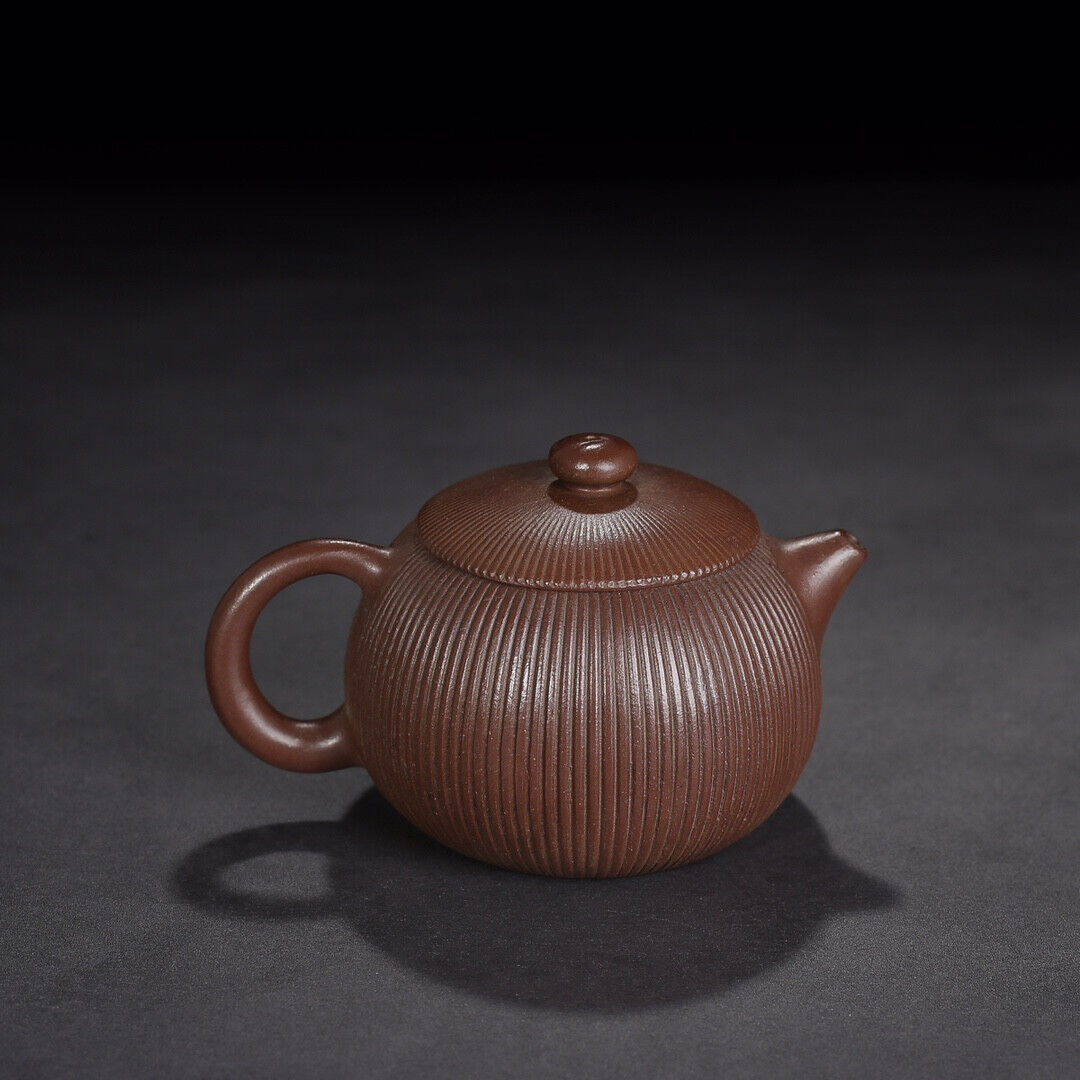 Chinese Yixing Zisha Clay Handmade Exquisite Teapot （筋纹西施 底款：顾景舟）