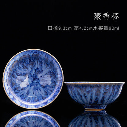 Tea Cup Ceramic Kungfu Teacup Chinese Jianzhan Traditional Ceramic Art Best Gift