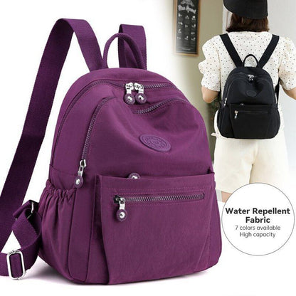 Traveling School Bag Waterproof Nylon Backpack Single Shoulder Bags 27*32*13 CM