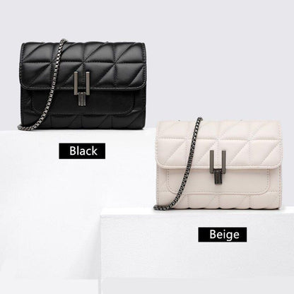 Luxury Bag Leather Chain Crossbody Bag Handbags Shoulder Bag Purse Flap Hasp 1PC
