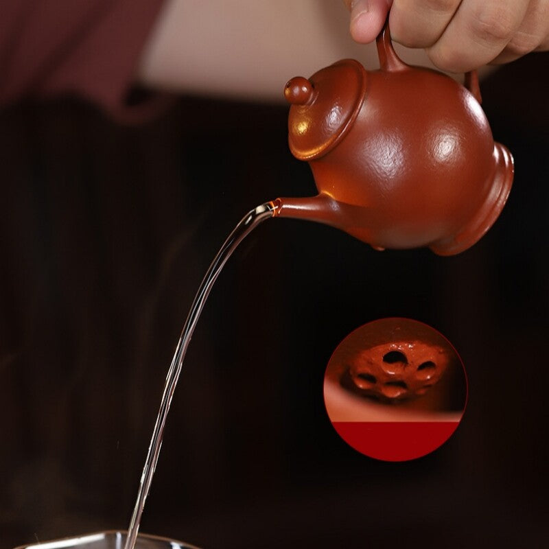 Original Ore Real Yixing Zisha Zhu Clay Tea Pot Handmade Pot 150ml Kungfu Teapot