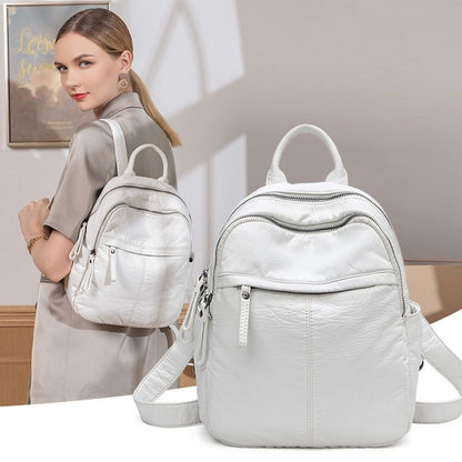 Luxury Women Backpacks Synthetic Leather Shoulder Travel School Bags 25*12*30 CM