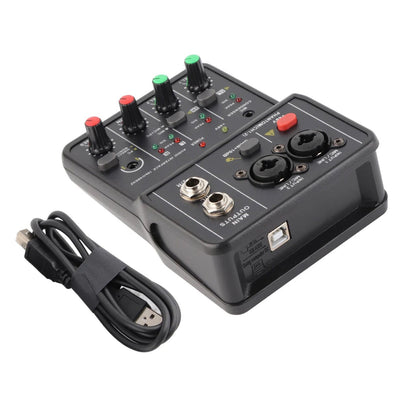 High-Precision Audio Sound Card guarantees professional-grade sound quality