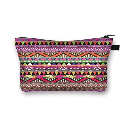 Bohemian Print Cosmetic Bag Fashion Travel Lipstick Toiletry Bag Shopping Purse