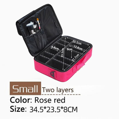Women Cosmetic Bag Travel Makeup Professional Box Cosmetic Pouch Bags Waterproof