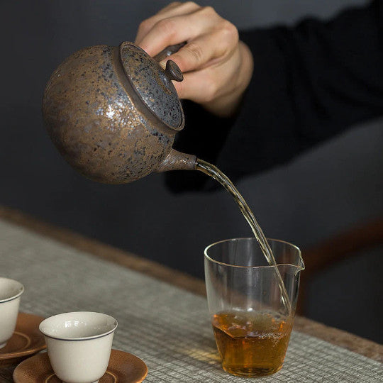 320ml New Ceramic Kyusu Teapots Gongfu Tea Pot