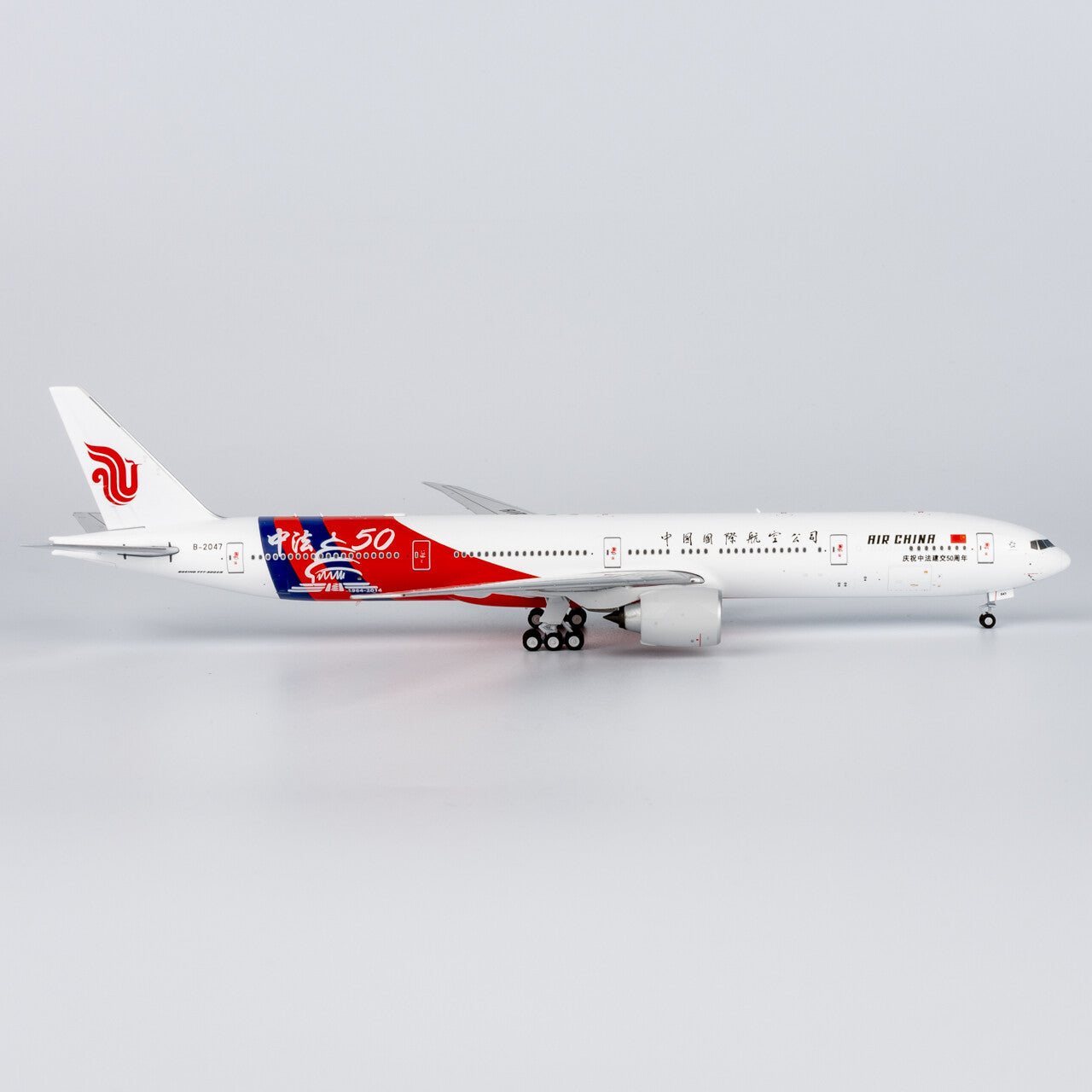 1:400 NGmodels Air China Boeing 777-300ER Passenger Airplane Diecast Model