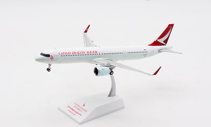 1:200 JC Wings CATHAY DRAGON AIRBUS A321NEO Airplane Diecast Aircraft Model