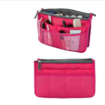 Traveling Bag Cosmetic Handbag Makeup Pouch Storage Organizer Large Nylon Purse