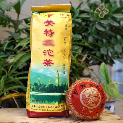 500G 2013 Xiaguan TE JI TuoCha Premium Pu'er Tea Raw Pu'er Green Tea -