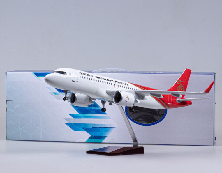 1:80 47CM Shenzhen Airlines AIRBUS A320neo Airplane Landing Gear Resin Model