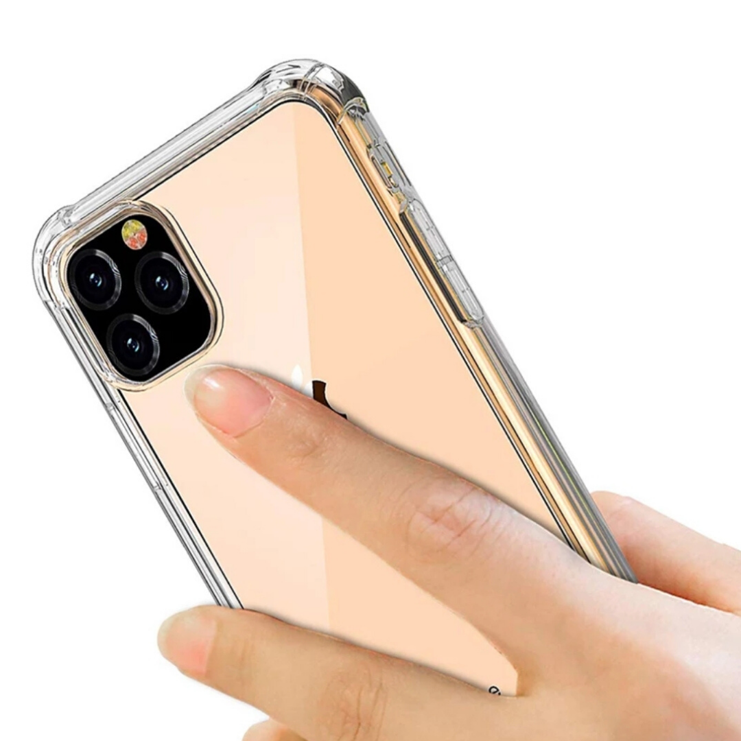 Case Forro Funda for IPHONE 12 Mini Pro Max 11 Pro Max anti Golpes (CLEAR) USA