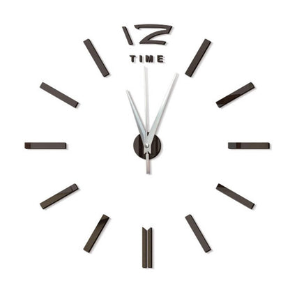 DIY Wall Sticker Clocks Acrylic Home Office Adhesive Mini Living Room Decor 60cm
