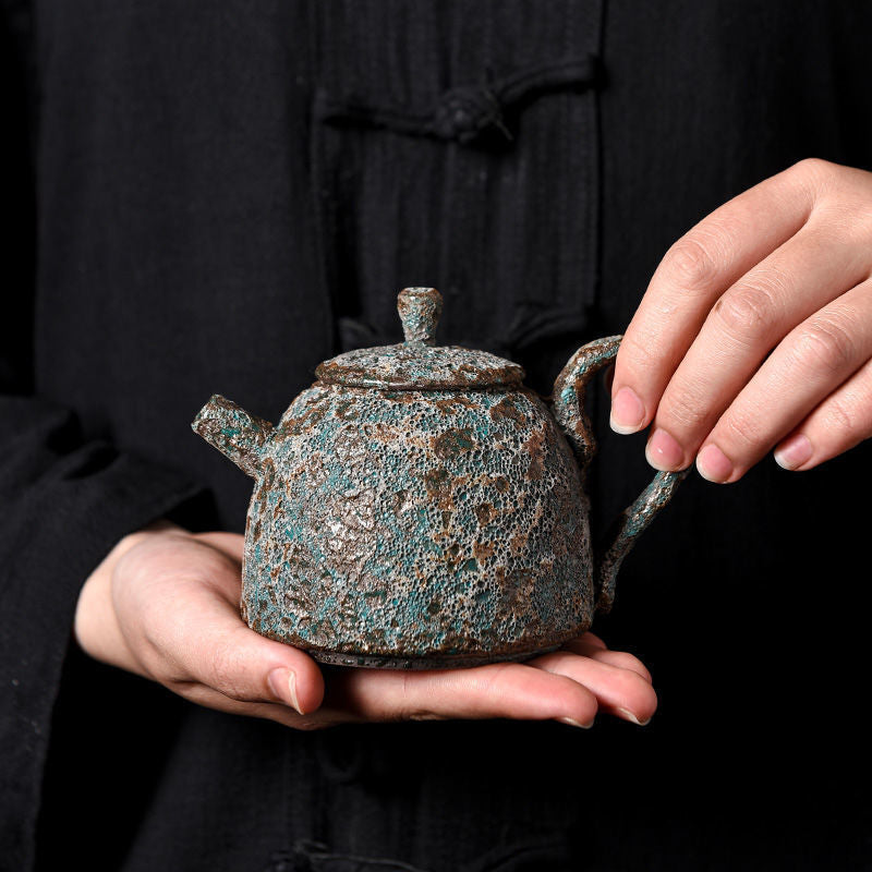 Chinese Handmade Tea Pot Tea Pot Rough Pottery Retro Tea Set Supplies