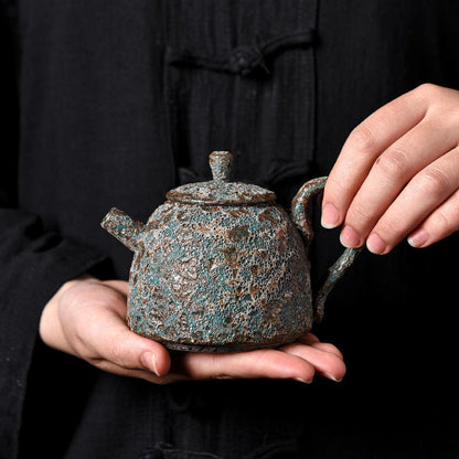 Chinese Handmade Tea Pot Tea Pot Rough Pottery Retro Tea Set Supplies