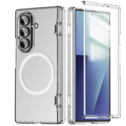 For Samsung Galaxy Z Fold 7 Magnetic Case Shockproof Hinge & Screen Protector
