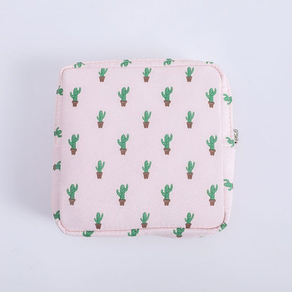 Small Cosmetic Bag Traveling Sanitary Napkin Storage Purse Coin Lipstick Wallet