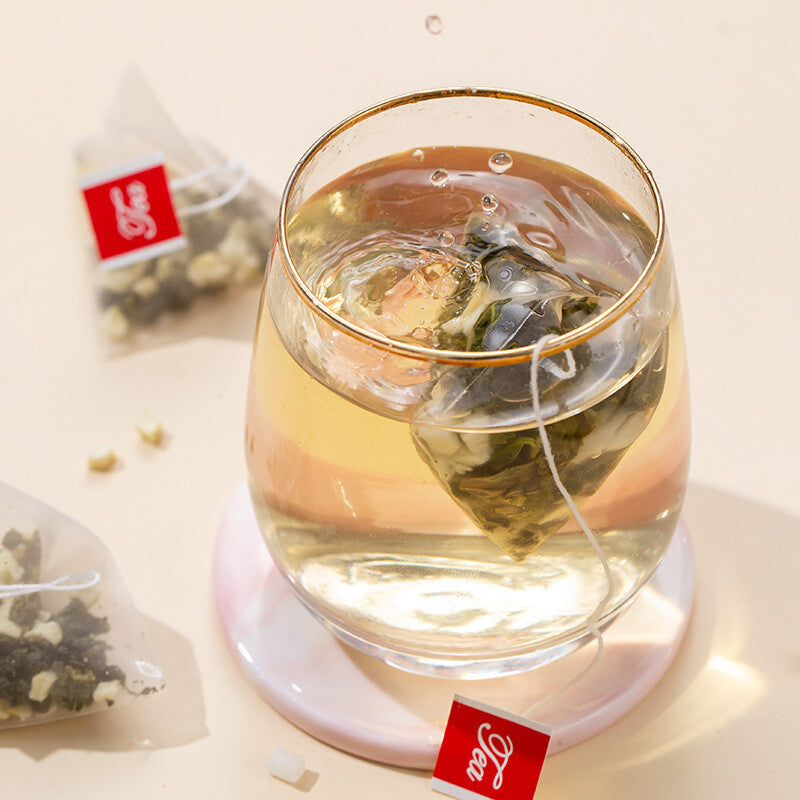 Honey Peach Oolong Tea Beauty Tea Triangle Bags - 45g Fruit Cold Brew Tea