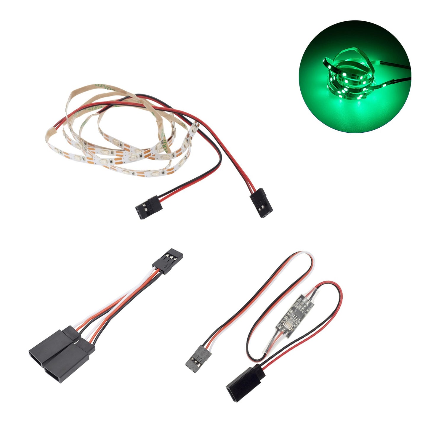 5-8V RC Fixed Wing Airplane Flying Wing Plane Remote Control LED Light Strip,