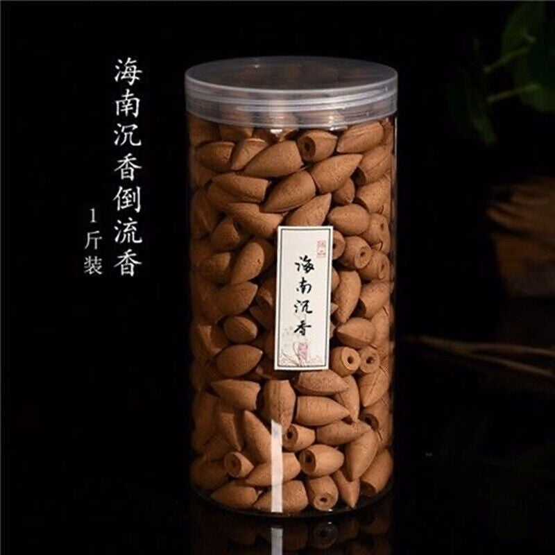 Natural Incense Burner Cones Backflow Smoke Waterfall Censer Holder Bullet 500g