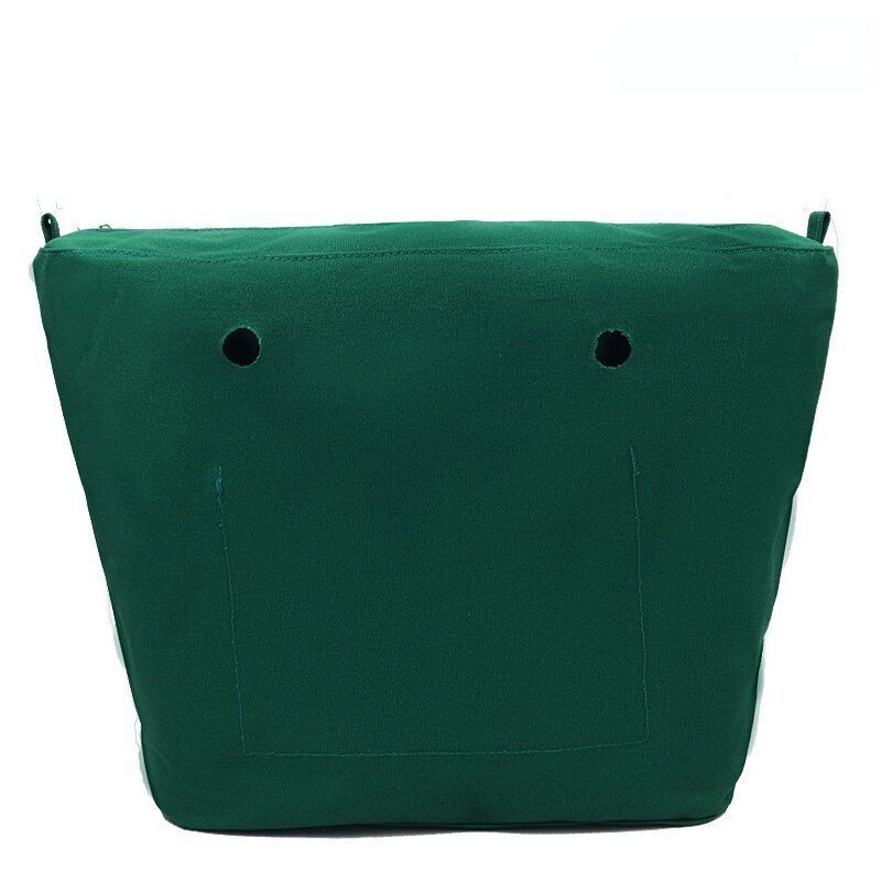Waterproof Handbag Inner Lining Zipper Pocket Silicone Purse Canvas Accessories