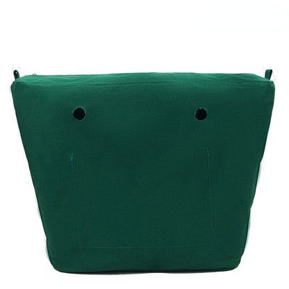 Waterproof Handbag Inner Lining Zipper Pocket Silicone Purse Canvas Accessories