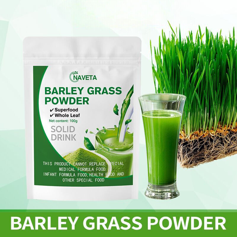 100g Organic Barley Grass Green Juice Powder Genuine Barley Powder Dietary Fiber