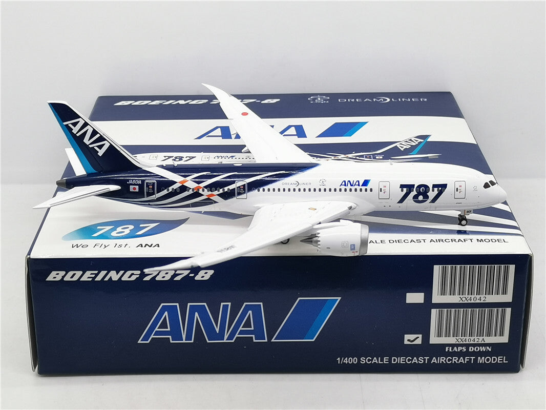1:400 JC Wings ANA B787-8 Flap Down Passenger Airplane Diecast Aircraft Model
