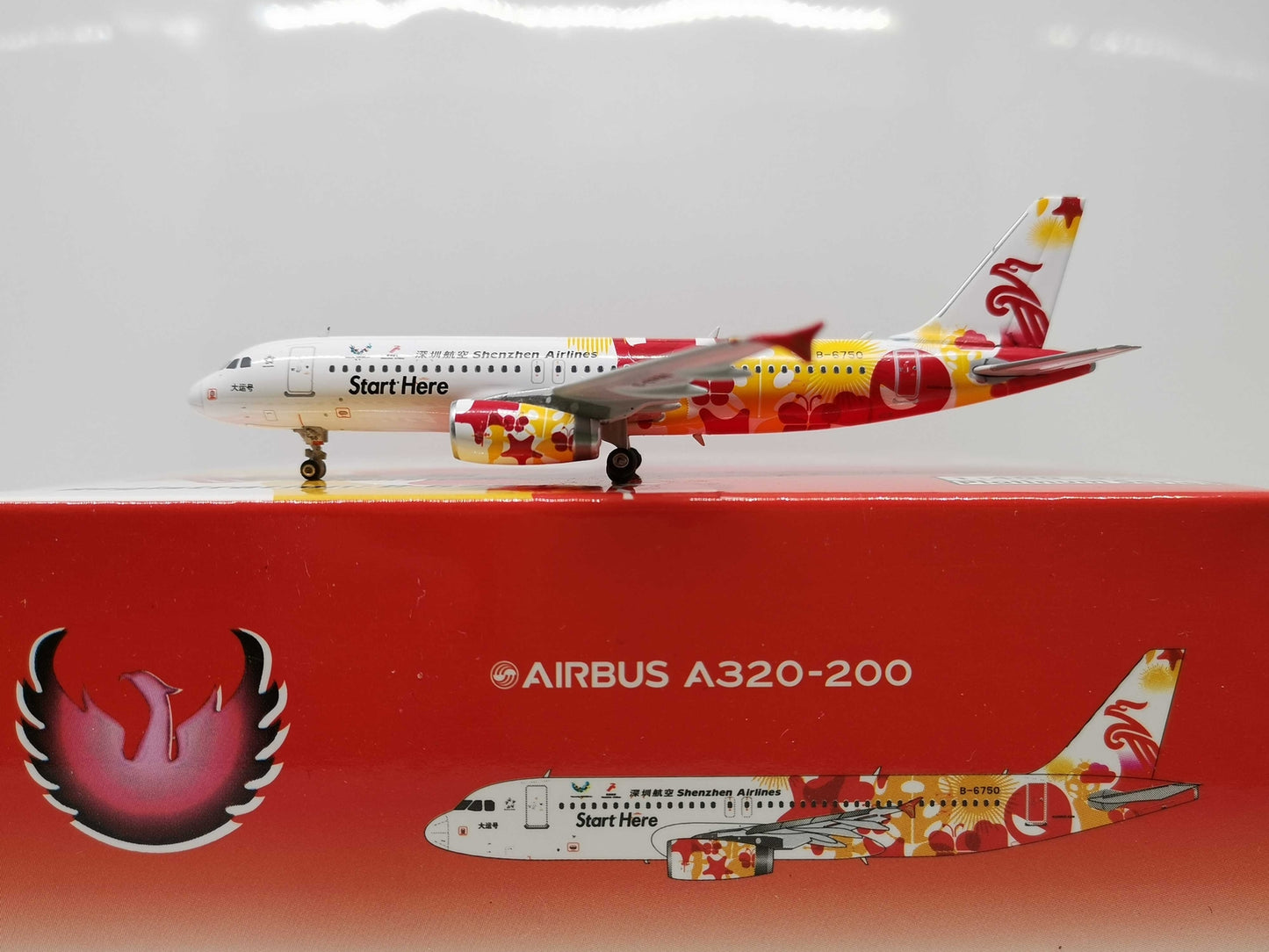 1:400 Phoenix Shenzhen Airlines AIRBUS A320-200 Airplane Diecast Aircraft Model