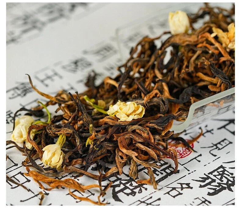 1000g YunNan MoLi Hua DianHong black tea FengQing Jasmine DianHong Black tea