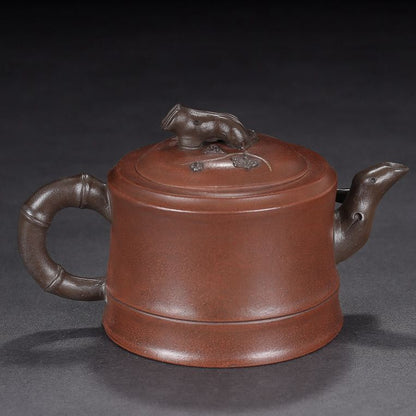 Chinese Yixing Purple Clay Teapot Zisha Ceramic Pine Bamboo Plum Blossom Teaware