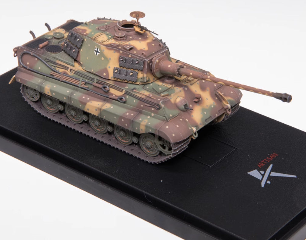 1:72 ARTISAN King Tiger Heavy Tank Vehicles Plastic Diecast Military Armor Model