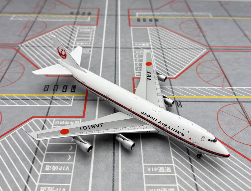 1:400 HX Models JAPAN AIRLINES BOEING 747-100 Passenger Airplane Diecast Model