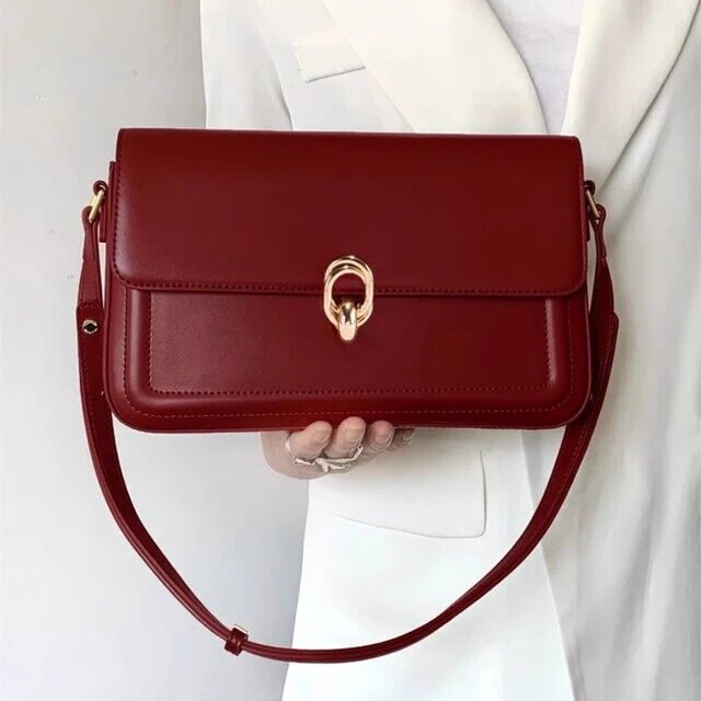 Women's Classic Vintage Handbag Leather Shoulder Bag Luxury Quality Retro Gift