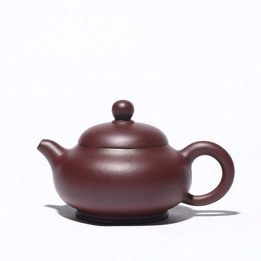 China Yixing Zisha Pottery Purple Clay Handmade 140cc Mesh Teapot 玉乳