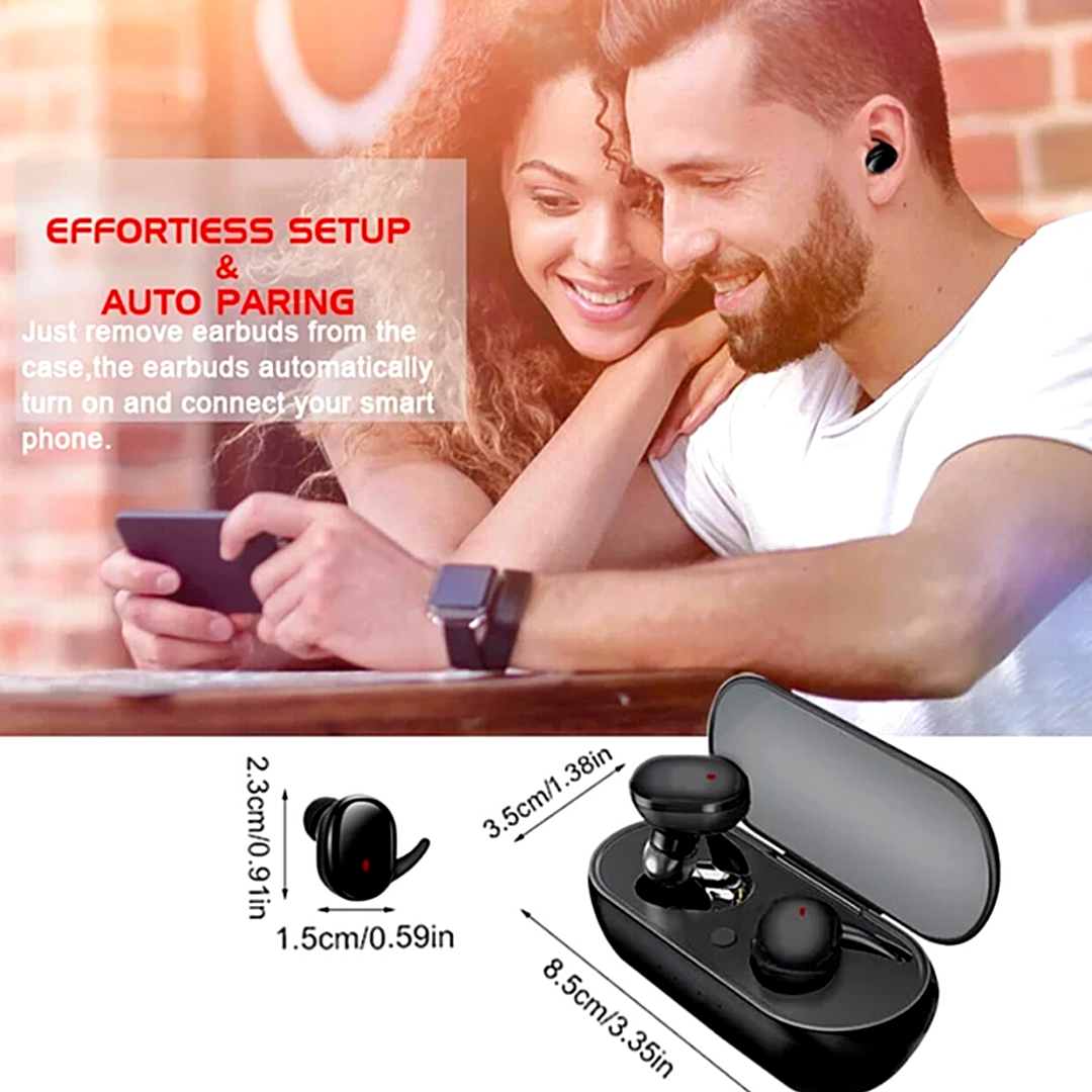 2 Headphone TWS Wireless Bluetooth 5.0 Headset Earbuds For Smart Phone Universal
