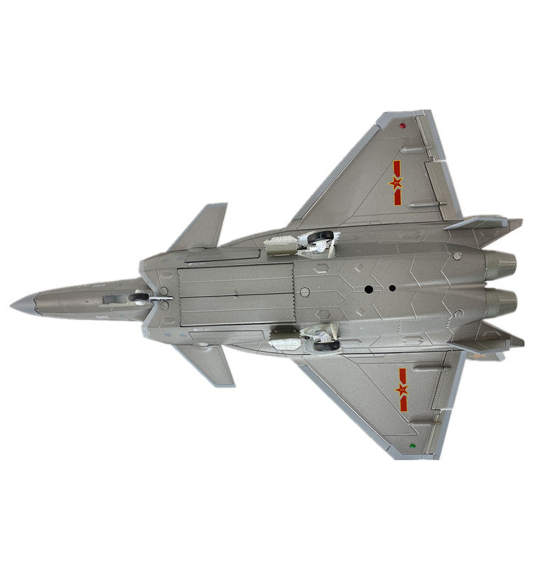 1:60 38CM Chinese J-20 Stealth Fighter Airplane Diecast Military Aircraft Model