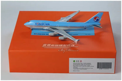 1:400 JC Wings KOREAN AIR BOEING 747-400 Passenger Airplane Diecast Plane Model