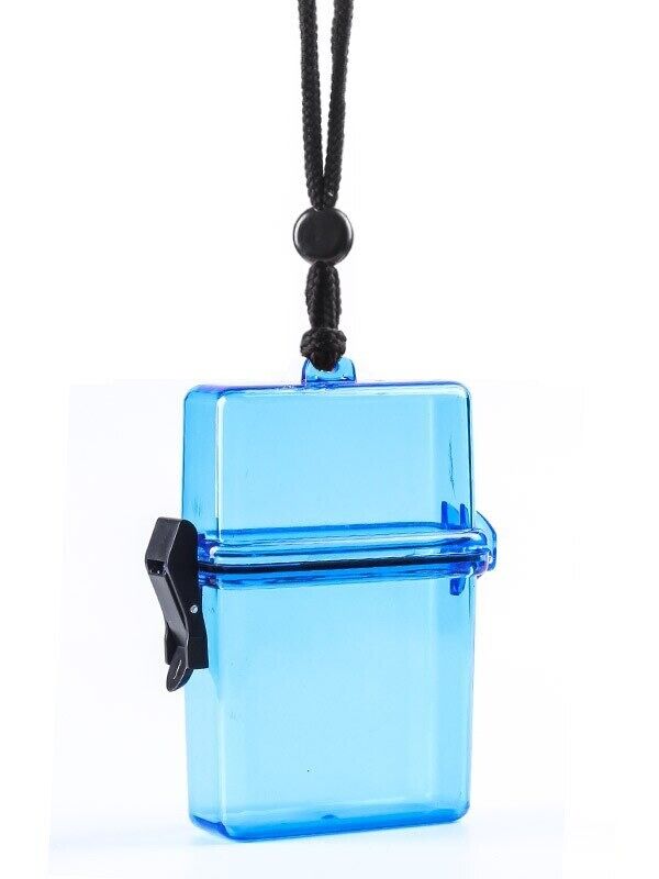 Cigarettes Box Holders Transparent Tobacco Case W/ Chain Ins Acrylic 72x29x112mm
