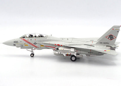 1:72 Calibre Wings F-14A DIAMONBACKS BUNO USS AMERICA Fighter Diecast Model