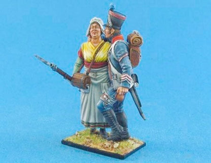 1/32 resin figure model Ancient European officers & women unassembled unpainted