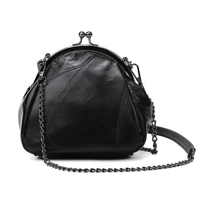 Shell Solid Color Shoulder Bags Luxury Synthetic Leather Crossbody Purse Cotton